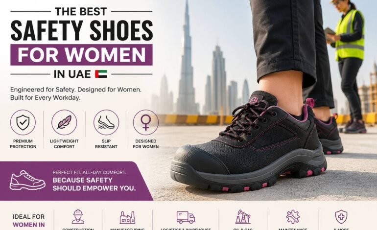 Best Safety Shoes for Women in UAE – Comfortable & Protective Work Footwear (2026)