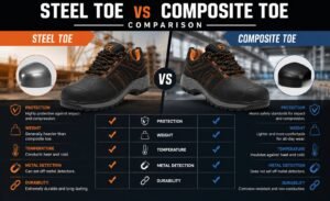 Steel Toe vs Composite Toe Comparison