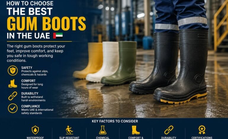 How to Choose the Best Gum Boots in the UAE